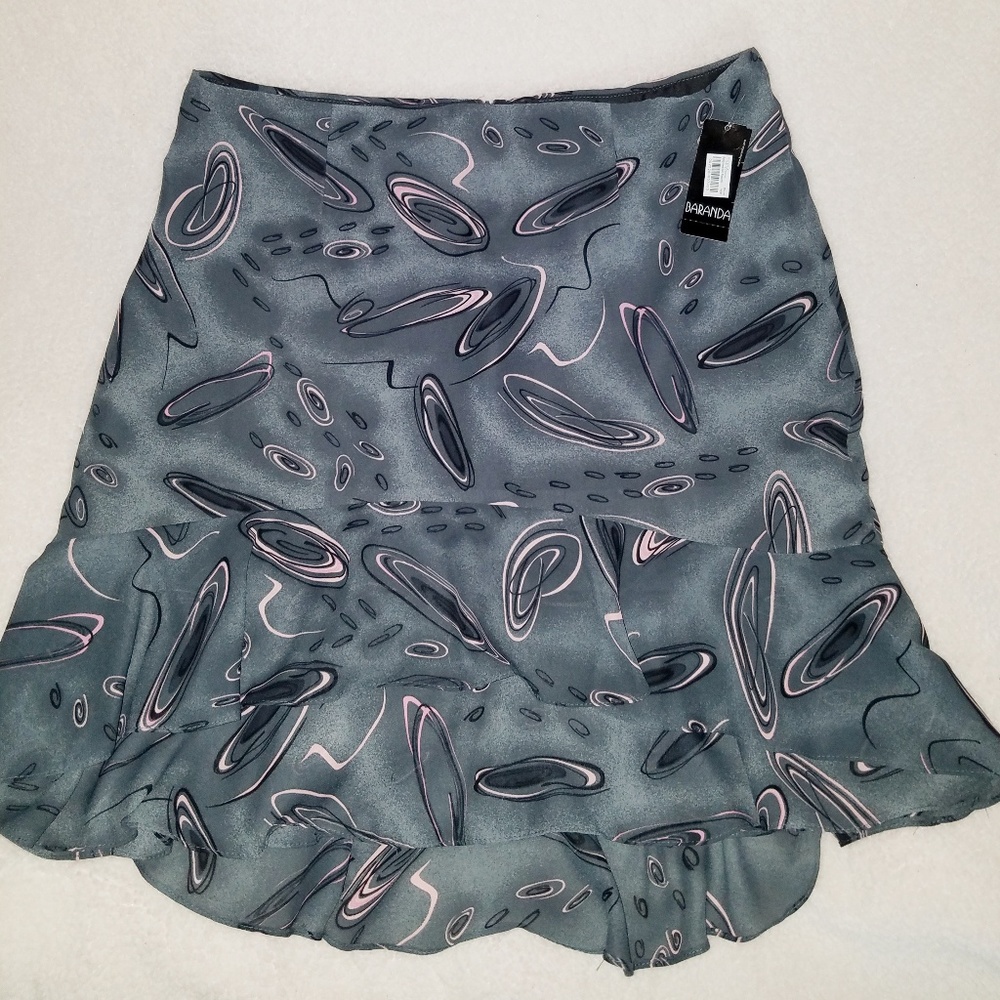 Baranda bottom ruffled skirt